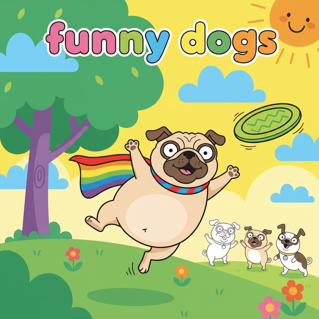 Cover of funny dogs