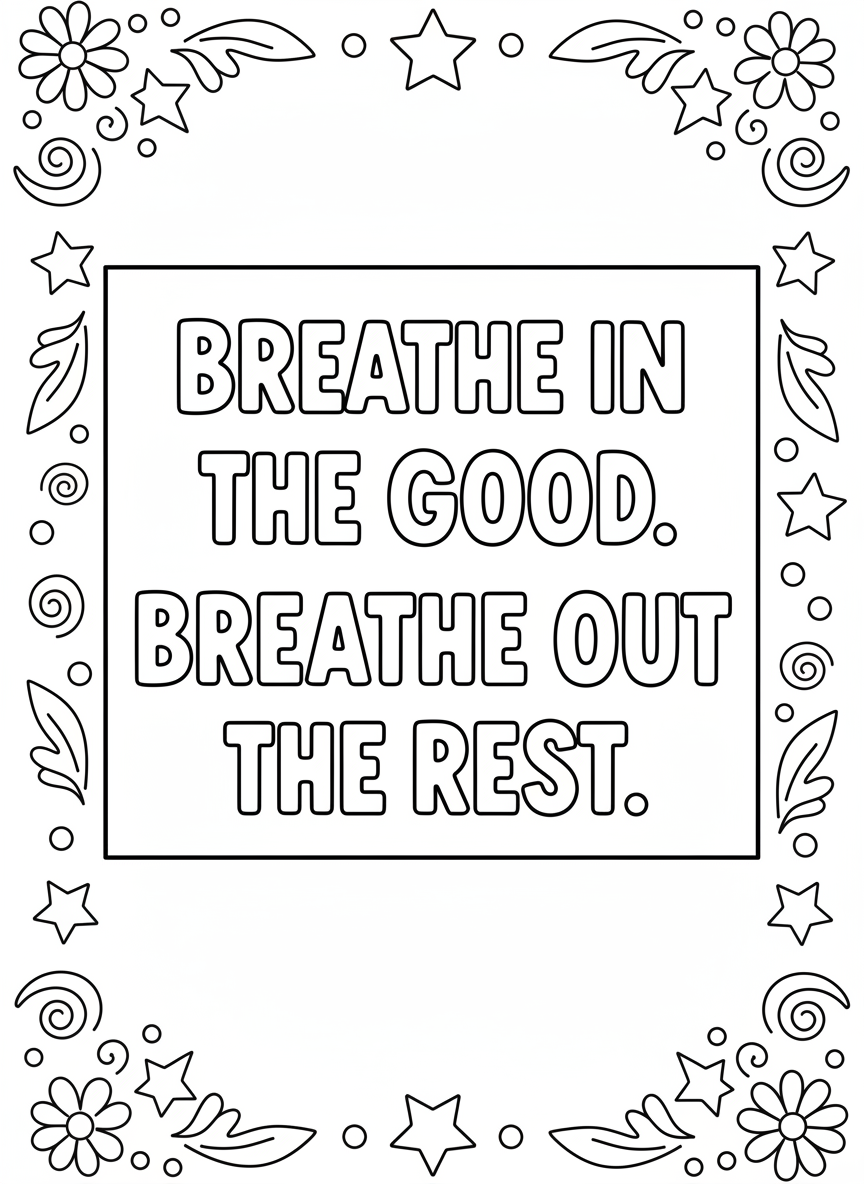 Breathe in the good. Breathe out the rest.