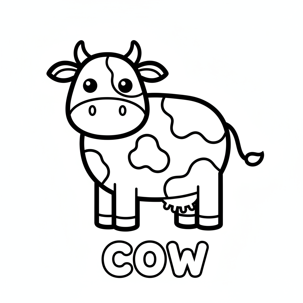 a cow