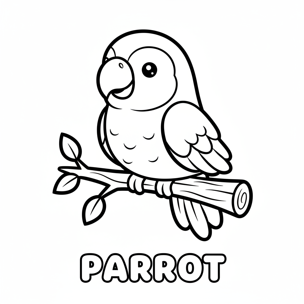 a parrot perched on a branch