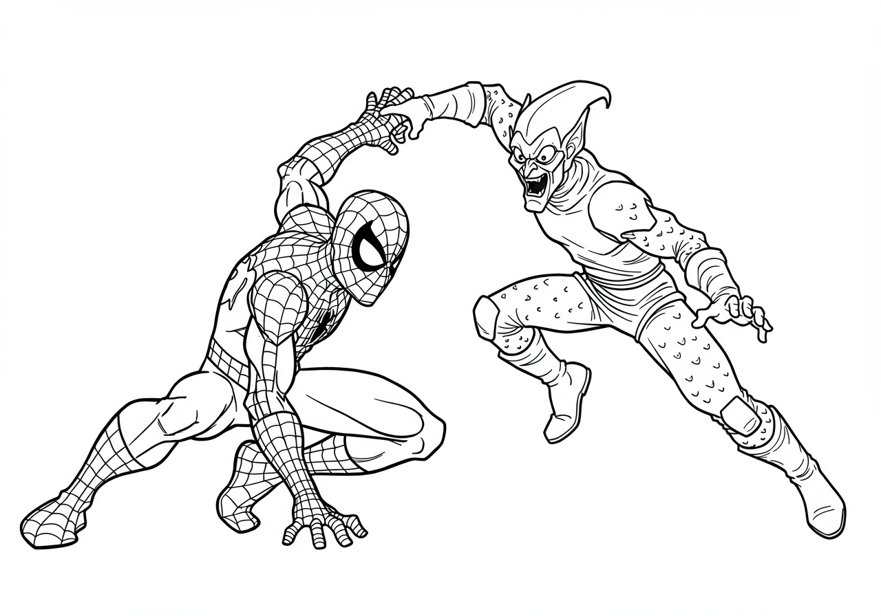 Spiderman vs Green Goblin